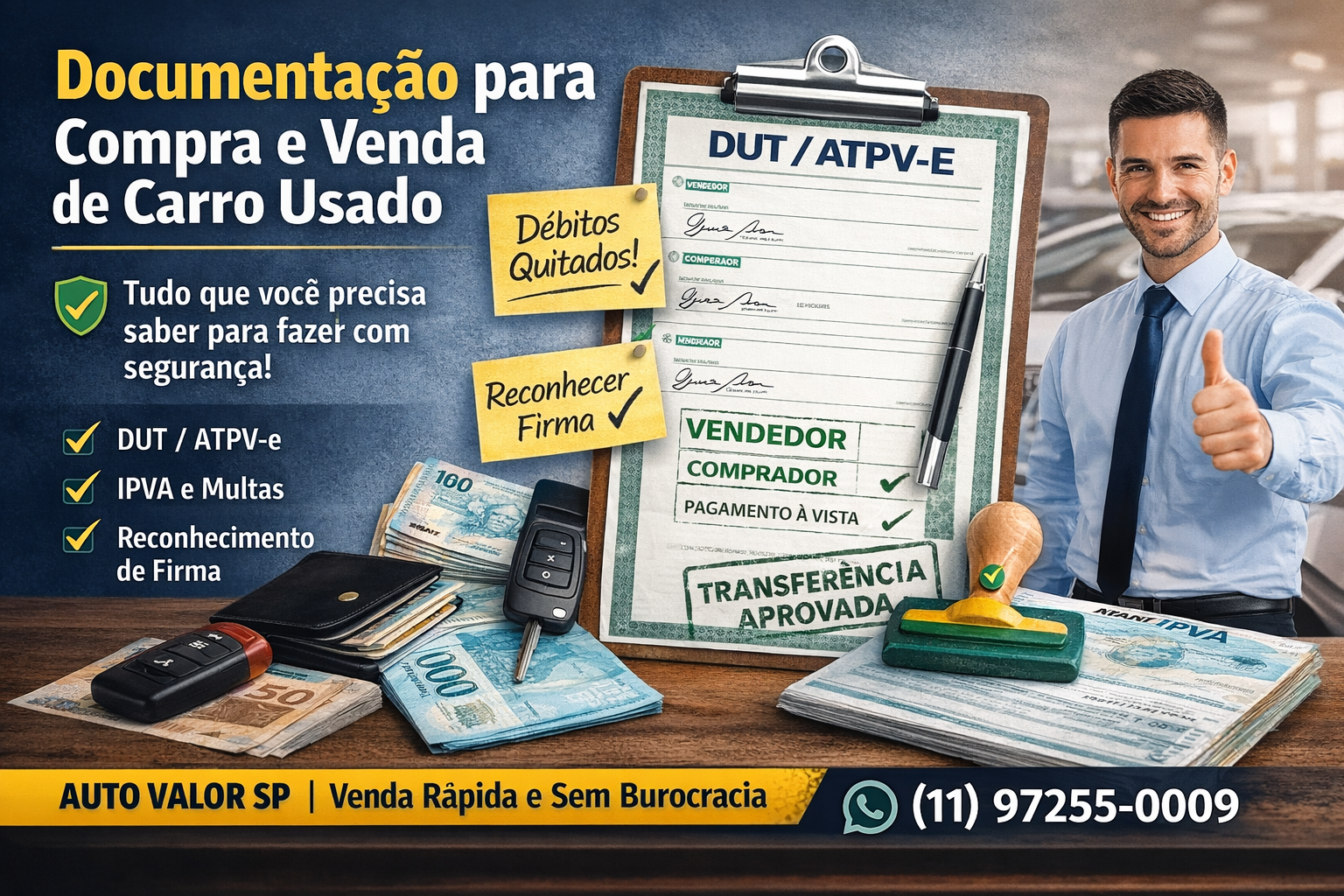 Documentação para Compra e Venda de Carro Usado | Guia Completo