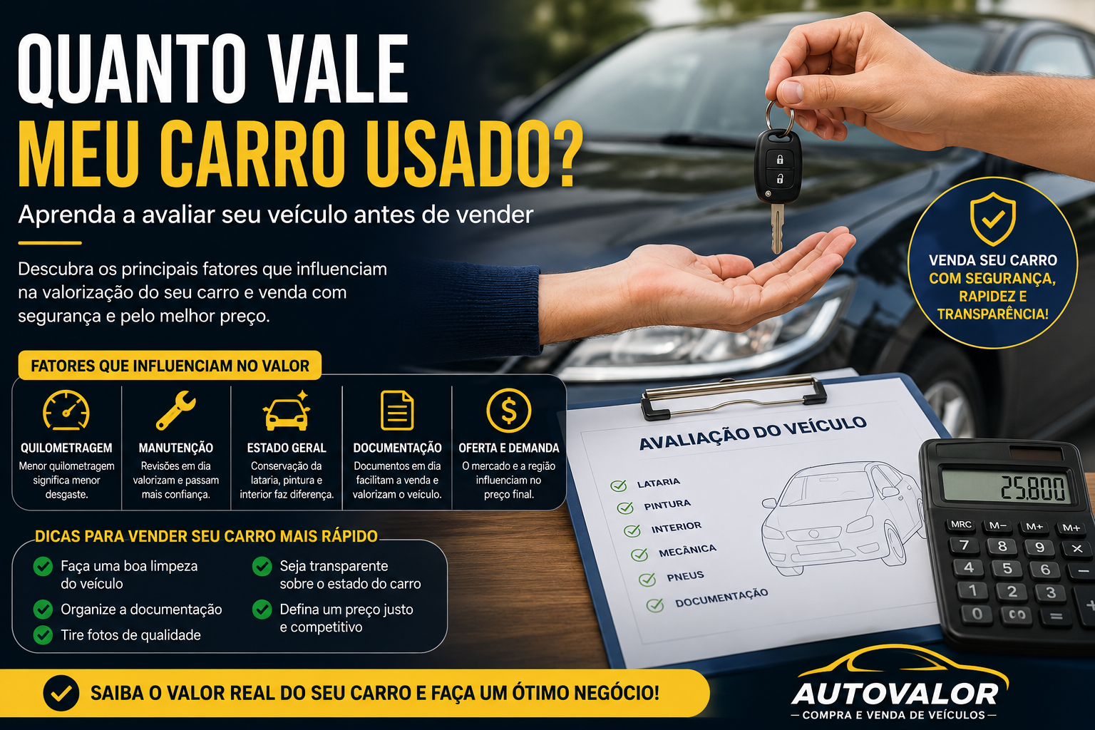 Quanto Vale Meu Carro Usado?